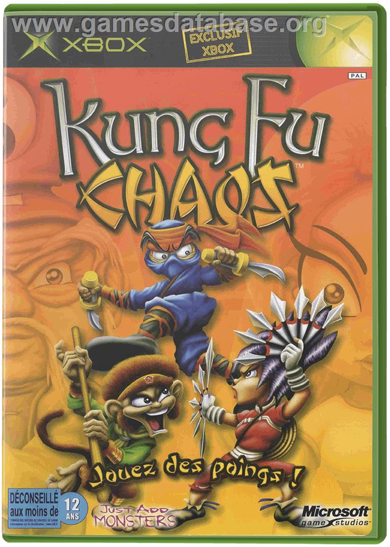 Kung Fu Chaos - Microsoft Xbox - Artwork - Box