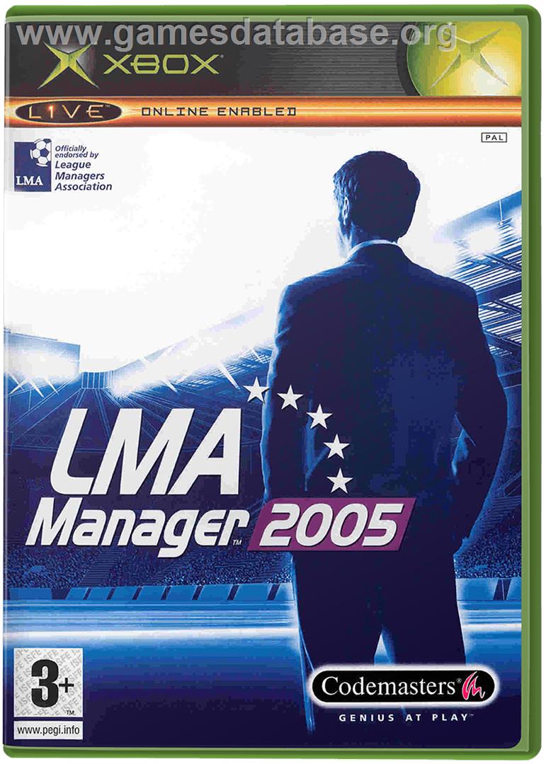 LMA Manager 2005 - Microsoft Xbox - Artwork - Box