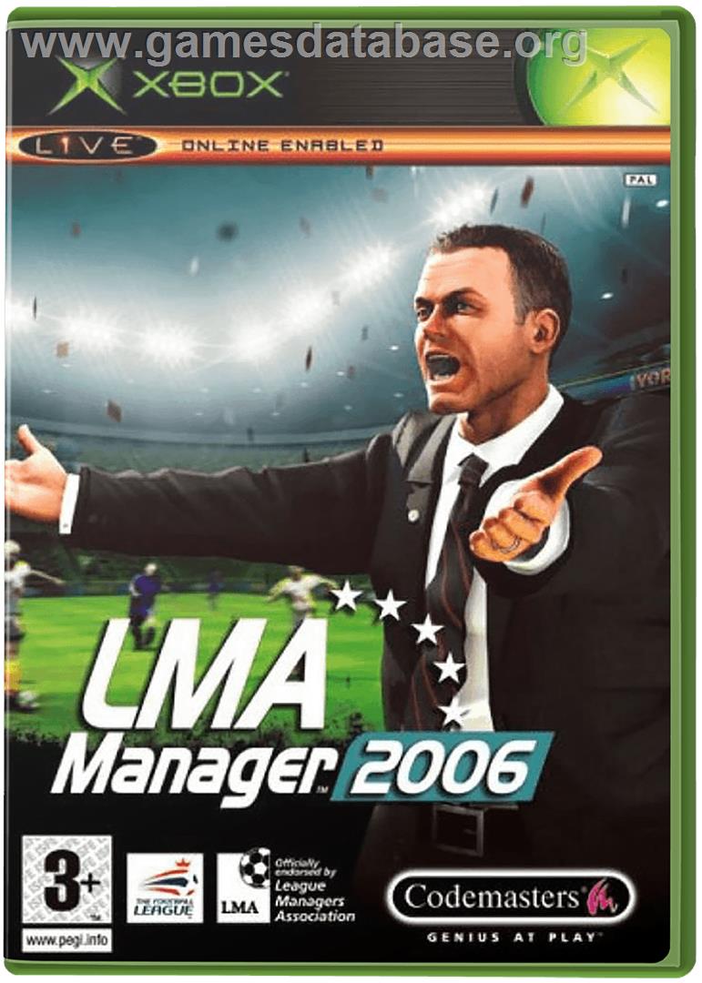 LMA Manager 2006 - Microsoft Xbox - Artwork - Box