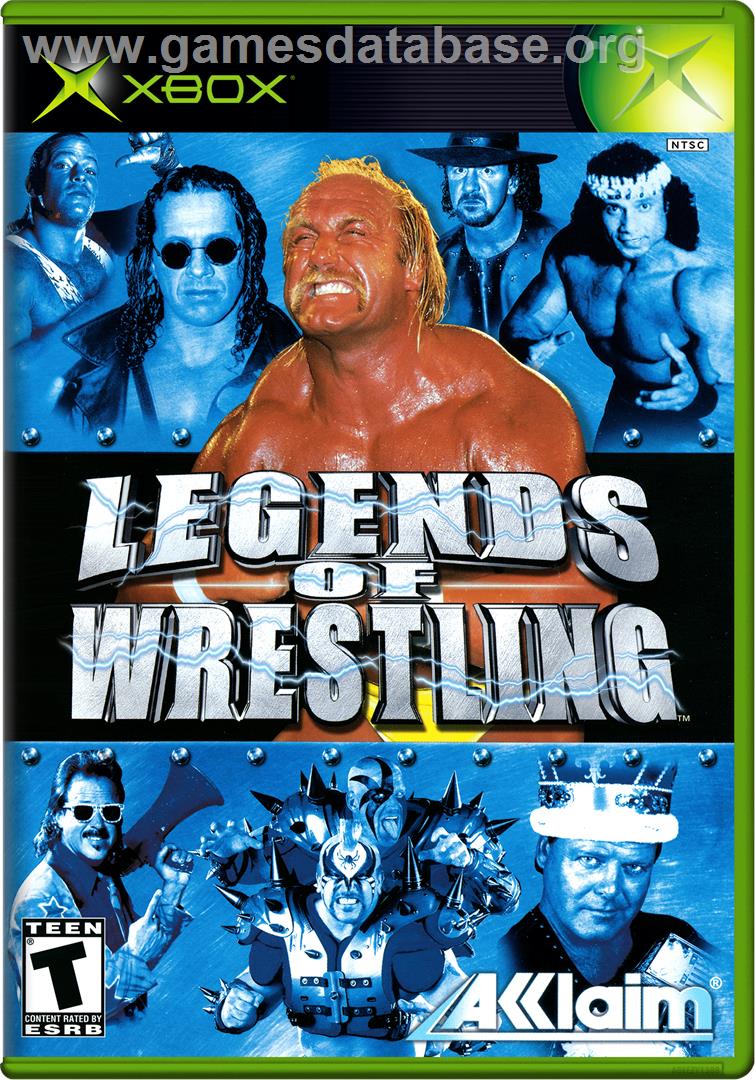 Legends of Wrestling - Microsoft Xbox - Artwork - Box
