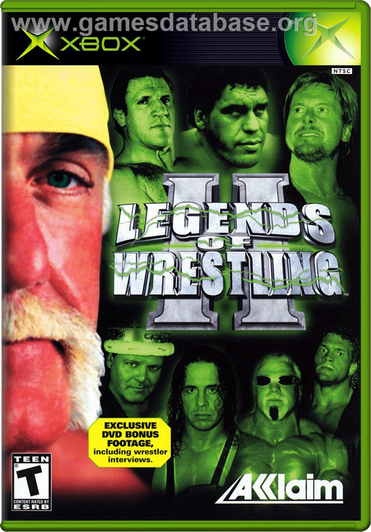 Legends of Wrestling 2 - Microsoft Xbox - Artwork - Box