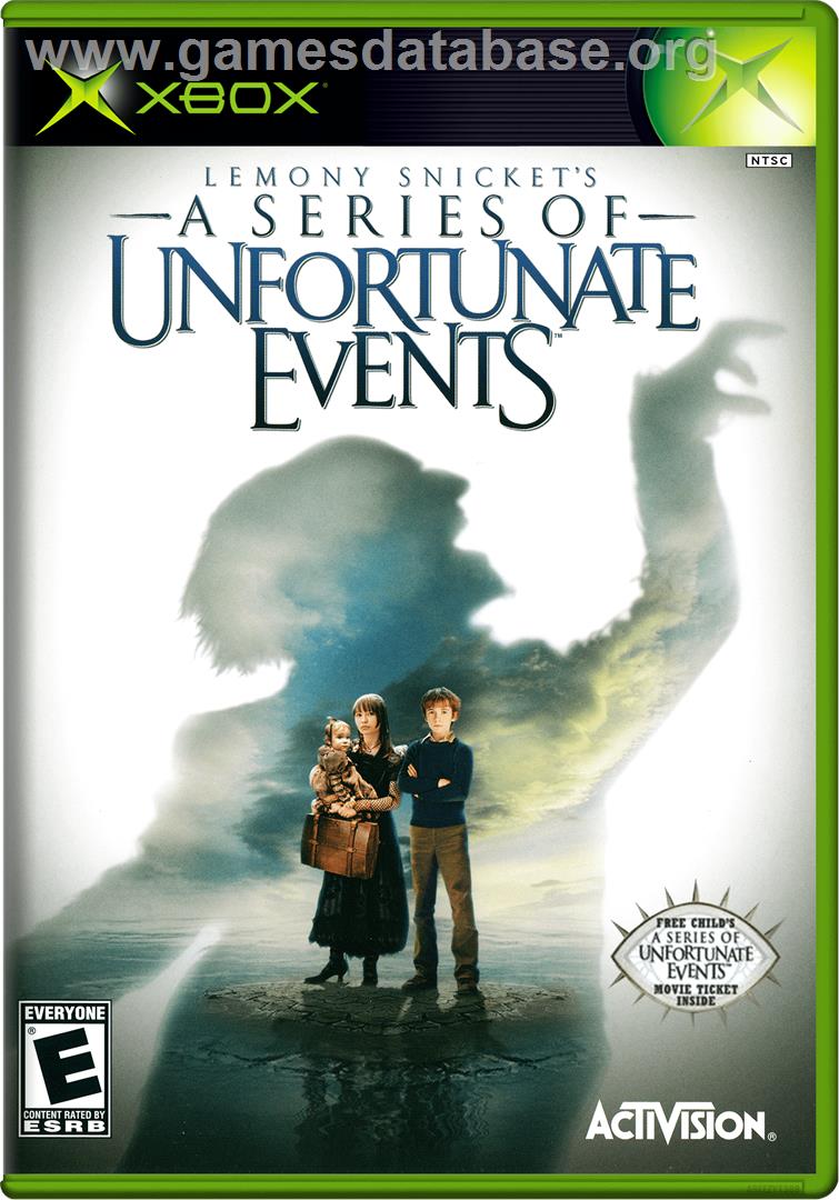 Lemony Snicket's A Series of Unfortunate Events - Microsoft Xbox - Artwork - Box
