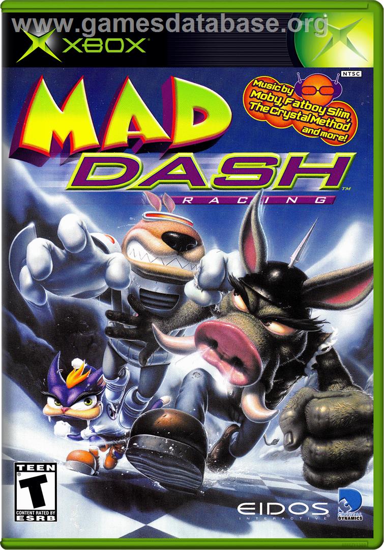 Mad Dash Racing - Microsoft Xbox - Artwork - Box