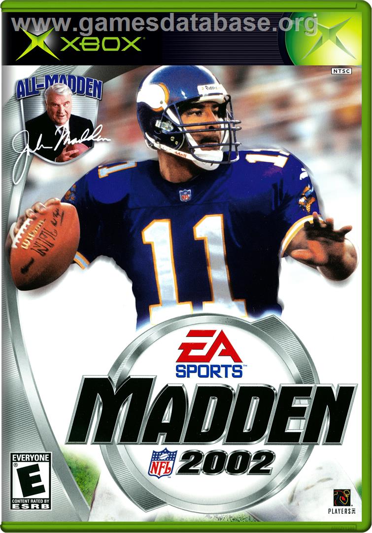 Madden NFL 2002 - Microsoft Xbox - Artwork - Box