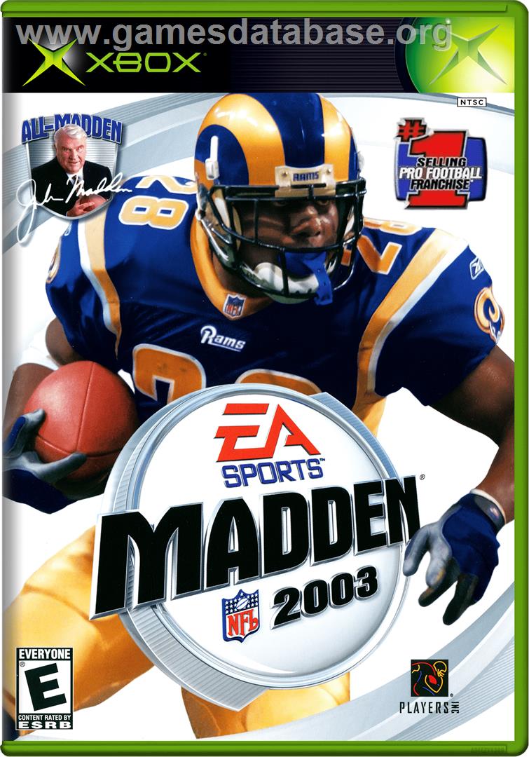 Madden NFL 2003 - Microsoft Xbox - Artwork - Box