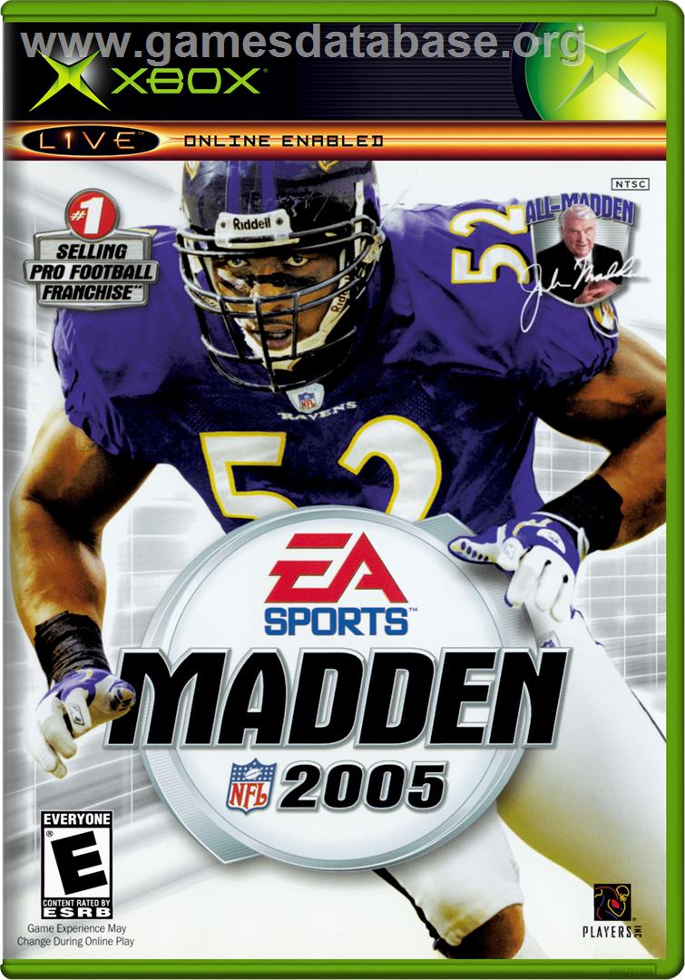 Madden NFL 2005 - Microsoft Xbox - Artwork - Box