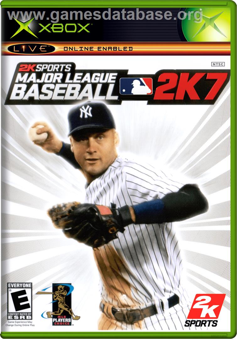 Major League Baseball 2K7 - Microsoft Xbox - Artwork - Box