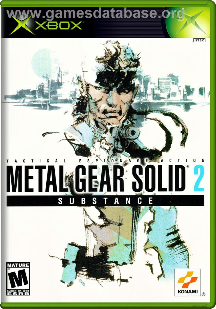 Metal Gear Solid 2: Substance - Microsoft Xbox - Artwork - Box
