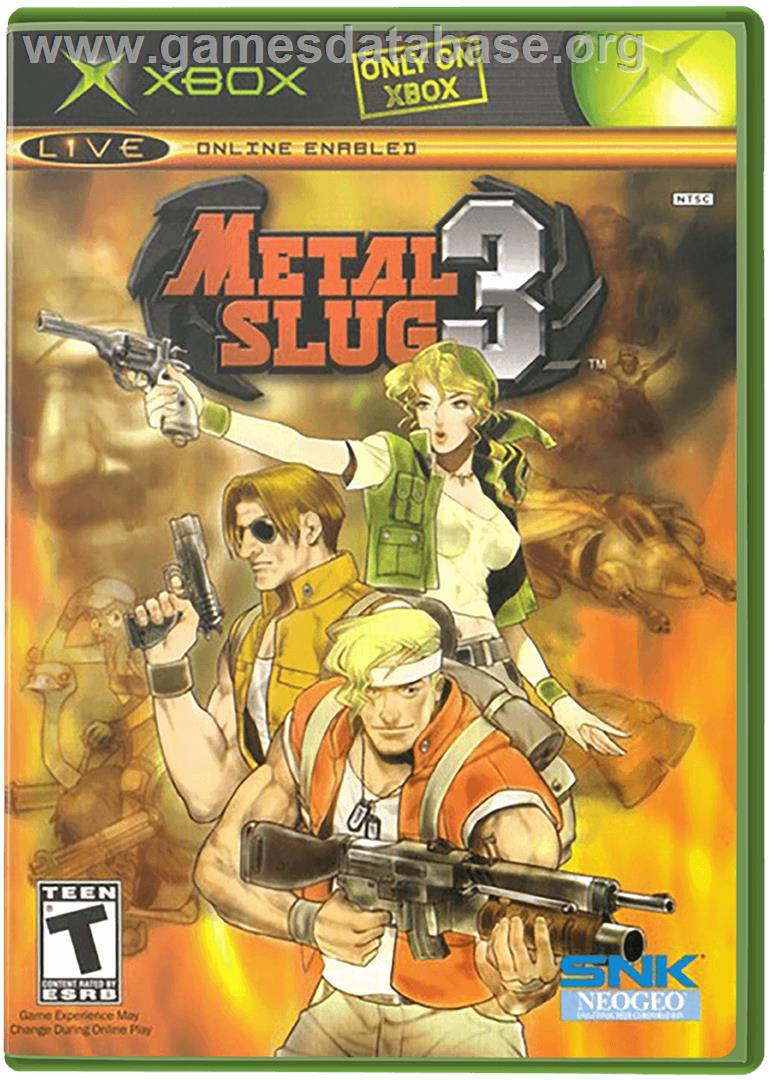 Metal Slug 3 - Microsoft Xbox - Artwork - Box