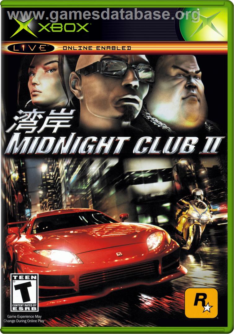 Midnight Club 2 - Microsoft Xbox - Artwork - Box
