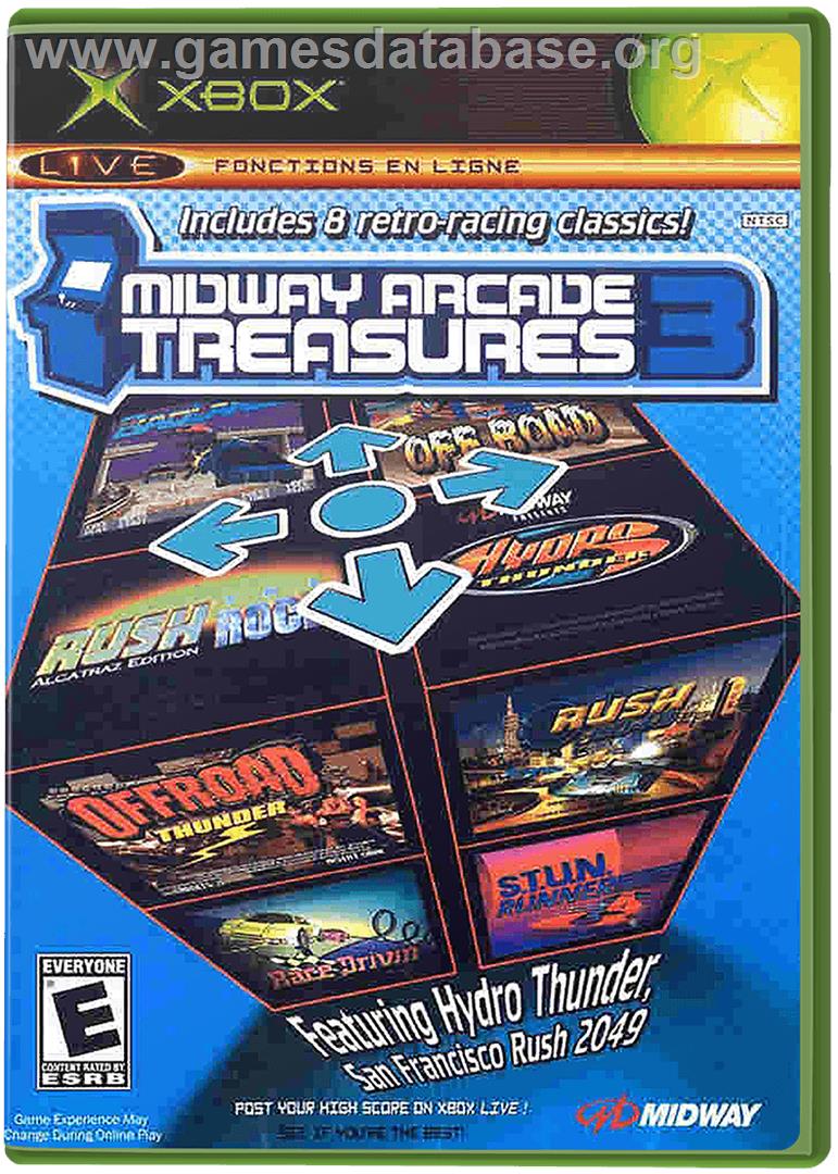 Midway Arcade Treasures 3 - Microsoft Xbox - Artwork - Box