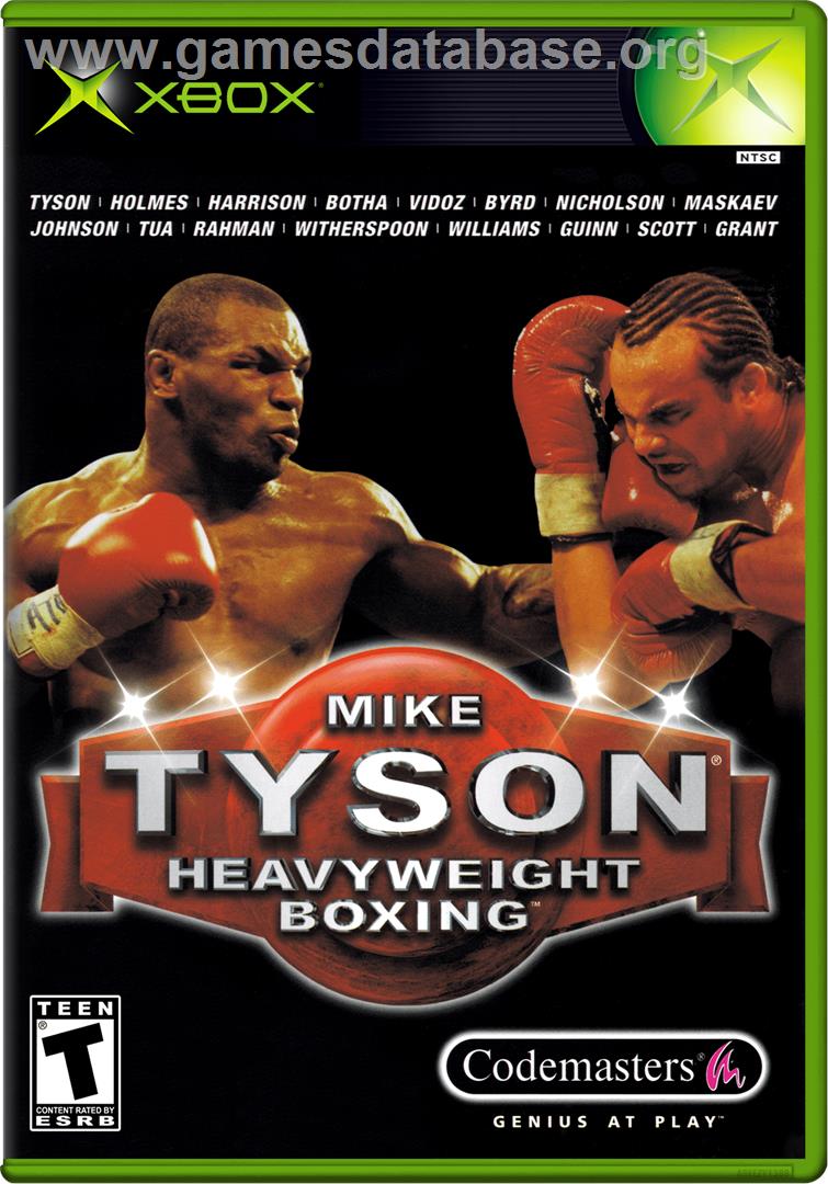 Mike Tyson Heavyweight Boxing - Microsoft Xbox - Artwork - Box