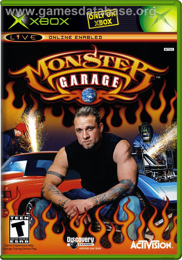 Monster Garage - Microsoft Xbox - Artwork - Box