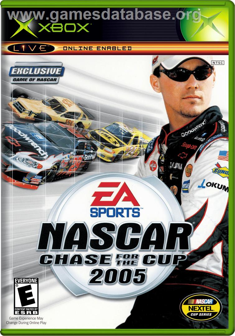 NASCAR 2005: Chase for the Cup - Microsoft Xbox - Artwork - Box