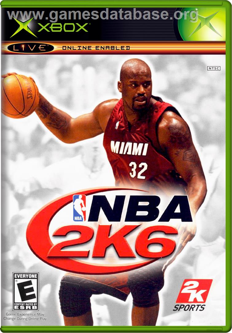 NBA 2K6 - Microsoft Xbox - Artwork - Box