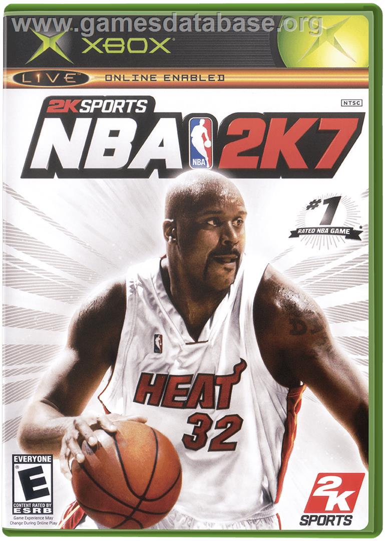 NBA 2K7 - Microsoft Xbox - Artwork - Box