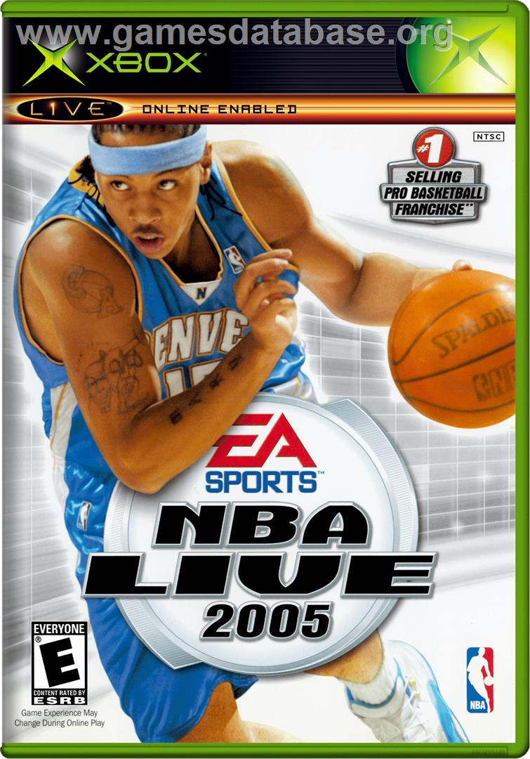 NBA Live 2005 - Microsoft Xbox - Artwork - Box