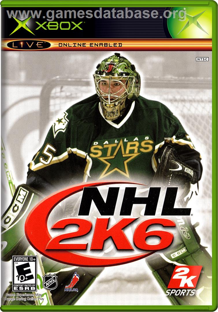 NHL 2K6 - Microsoft Xbox - Artwork - Box