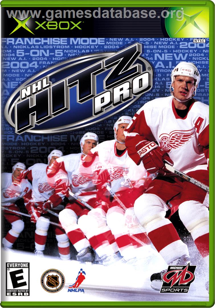 NHL Hitz Pro - Microsoft Xbox - Artwork - Box