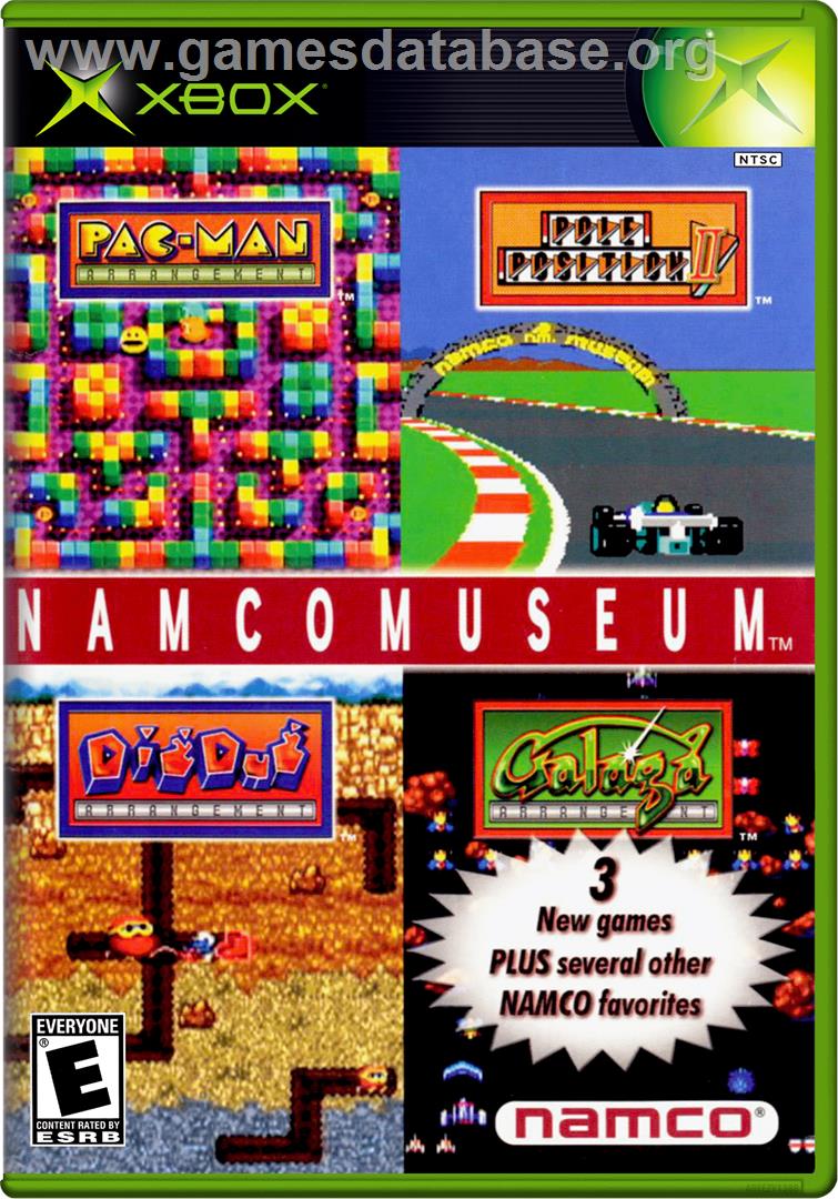 Namco Museum - Microsoft Xbox - Artwork - Box