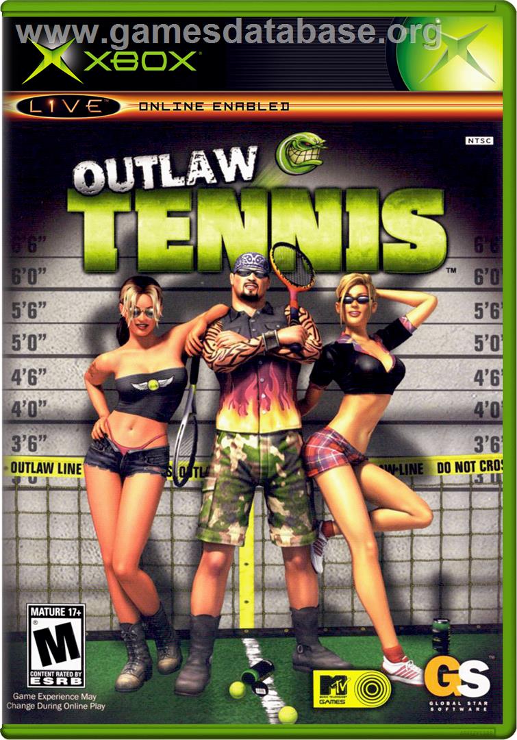 Outlaw Tennis - Microsoft Xbox - Artwork - Box