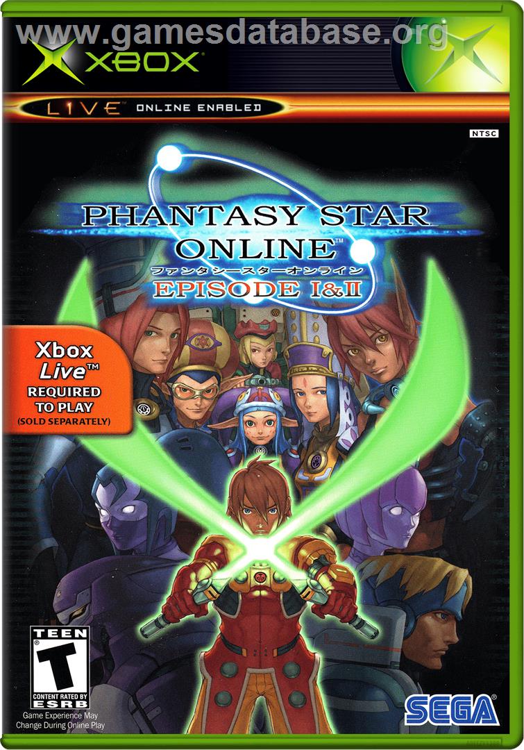 Phantasy Star Online Episode I & 2 - Microsoft Xbox - Artwork - Box