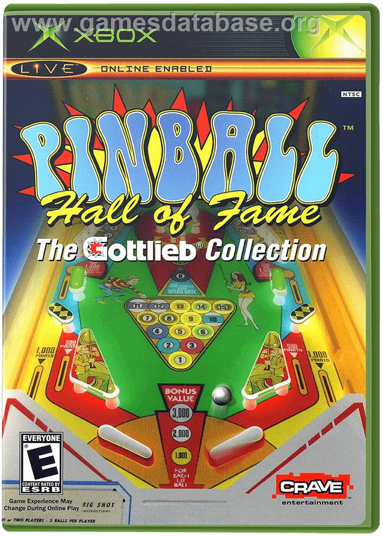 Pinball Hall of Fame: The Gottlieb Collection - Microsoft Xbox - Artwork - Box