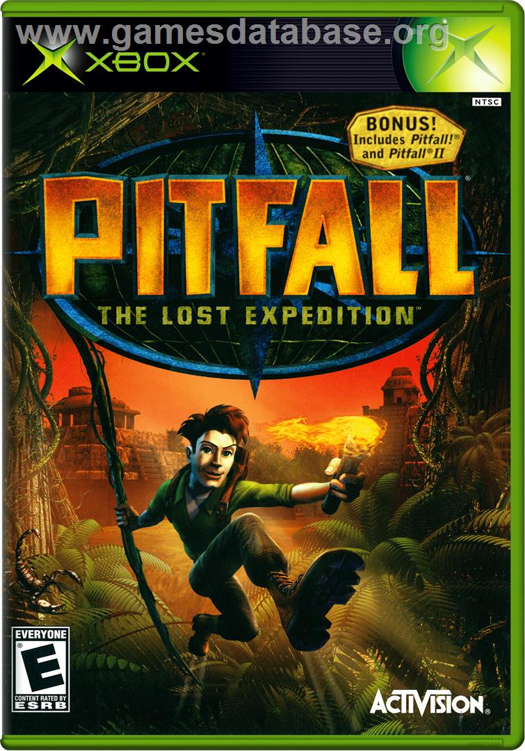 Pitfall: The Lost Expedition - Microsoft Xbox - Artwork - Box