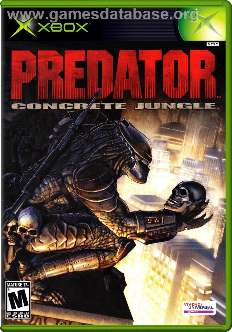 Predator: Concrete Jungle - Microsoft Xbox - Artwork - Box