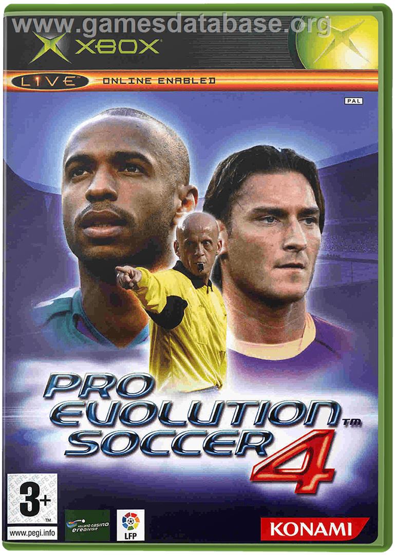 Pro Evolution Soccer 4 - Microsoft Xbox - Artwork - Box