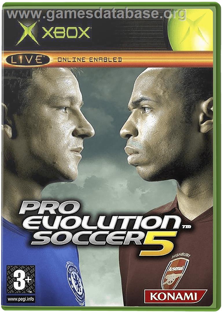 Pro Evolution Soccer 5 - Microsoft Xbox - Artwork - Box