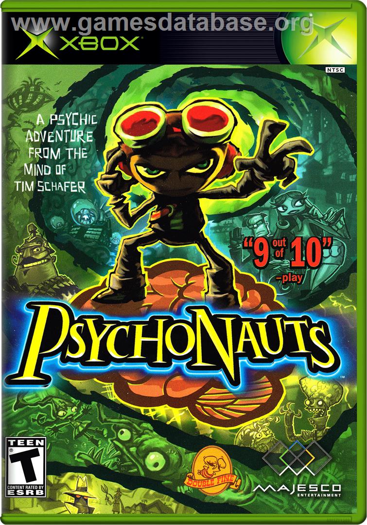 Psychonauts - Microsoft Xbox - Artwork - Box