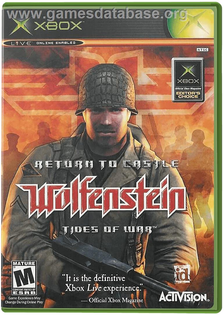 Return to Castle Wolfenstein: Tides of War - Microsoft Xbox - Artwork - Box