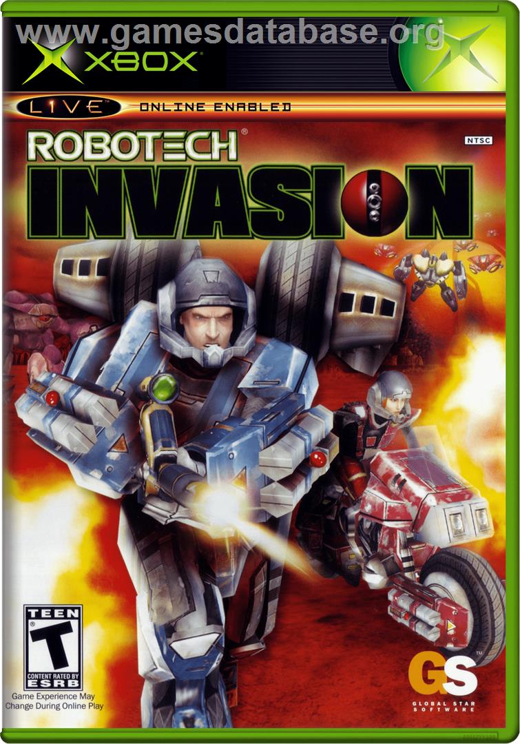 Robotech: Invasion - Microsoft Xbox - Artwork - Box
