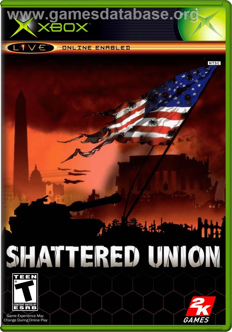 Shattered Union - Microsoft Xbox - Artwork - Box