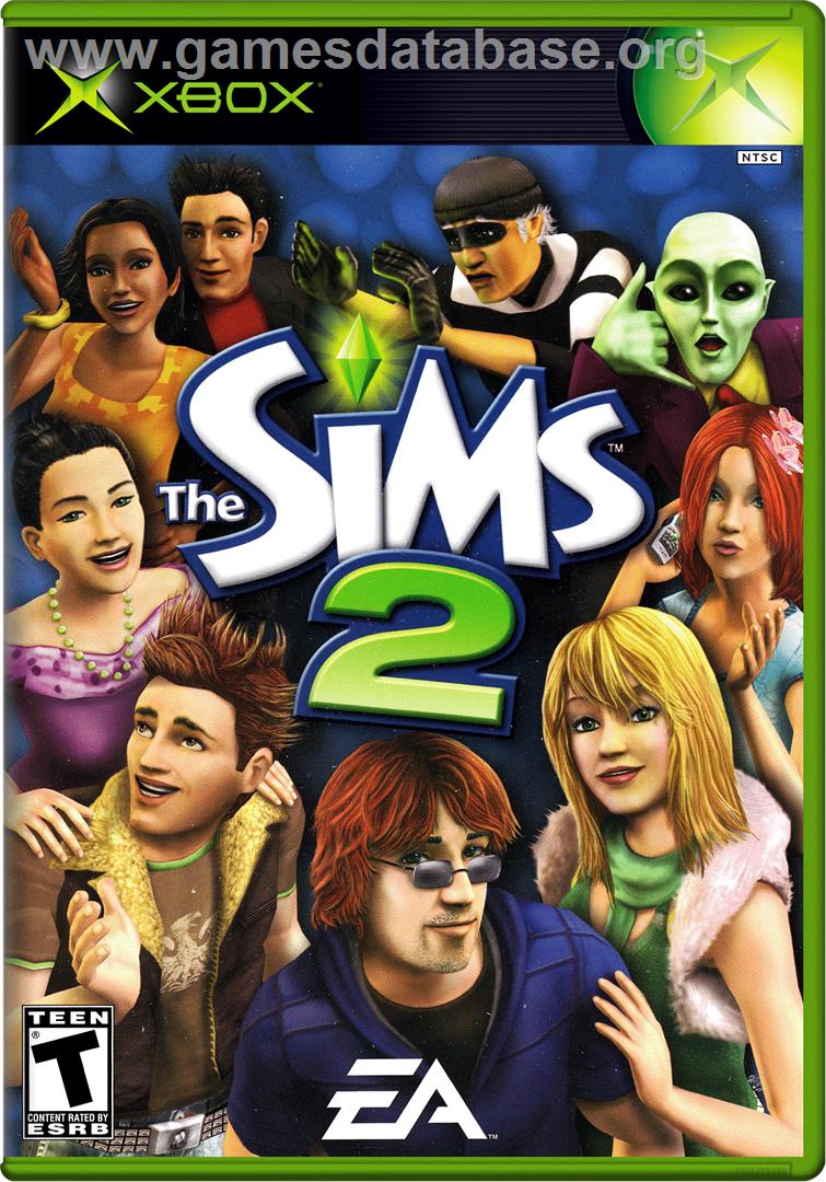 Sims 2 - Microsoft Xbox - Artwork - Box