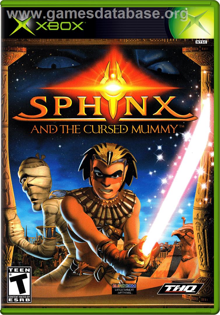 Sphinx and the Cursed Mummy - Microsoft Xbox - Artwork - Box