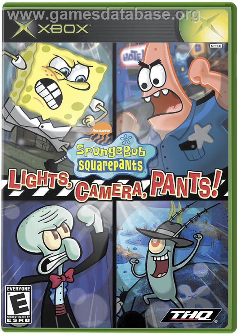 SpongeBob SquarePants: Lights, Camera, Pants - Microsoft Xbox - Artwork - Box