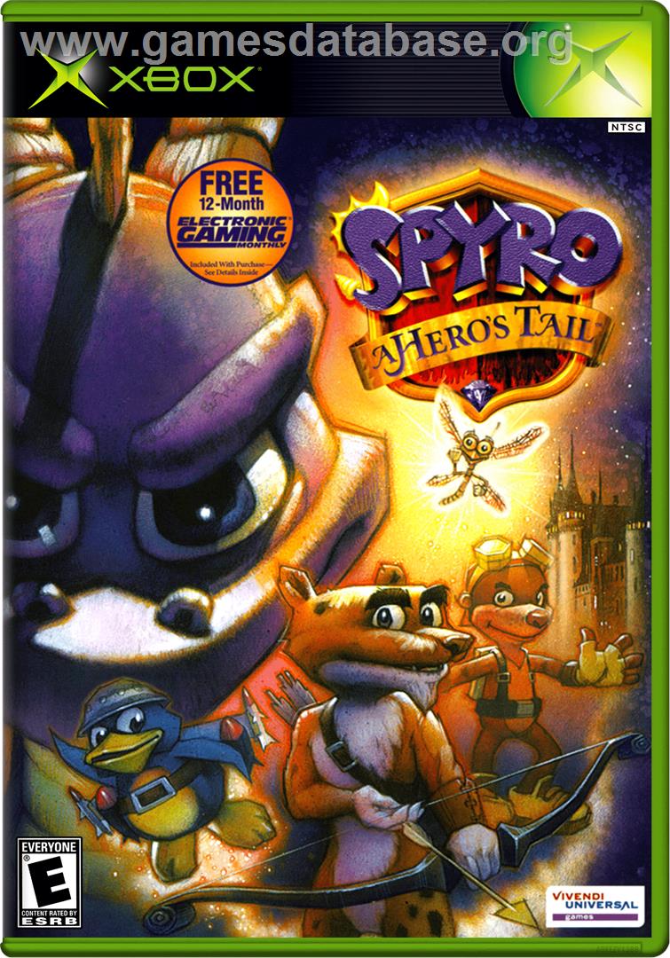 Spyro: A Hero's Tail - Microsoft Xbox - Artwork - Box