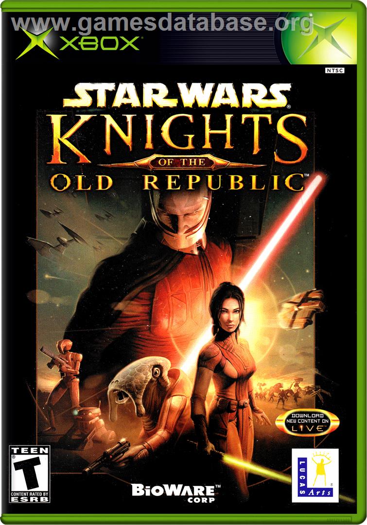 Star Wars: Knights of the Old Republic - Microsoft Xbox - Artwork - Box