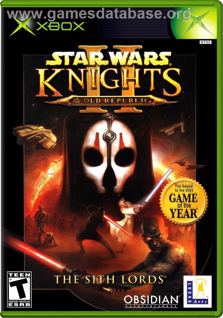 Star Wars: Knights of the Old Republic II - The Sith Lords - Microsoft Xbox - Artwork - Box