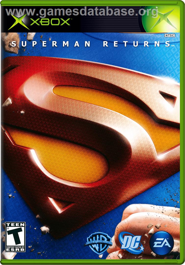 Superman Returns - Microsoft Xbox - Artwork - Box
