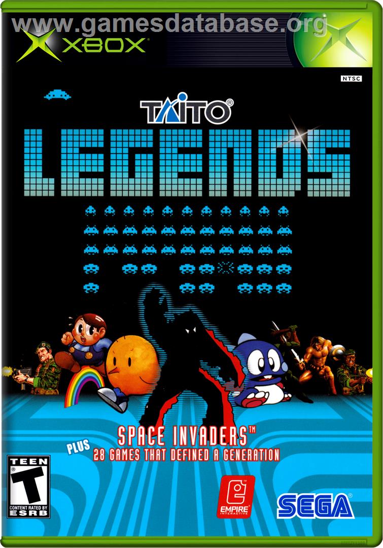 Taito Legends - Microsoft Xbox - Artwork - Box