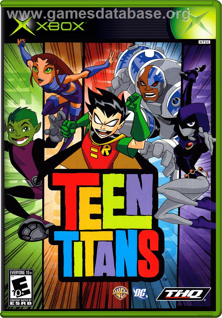 Teen Titans - Microsoft Xbox - Artwork - Box