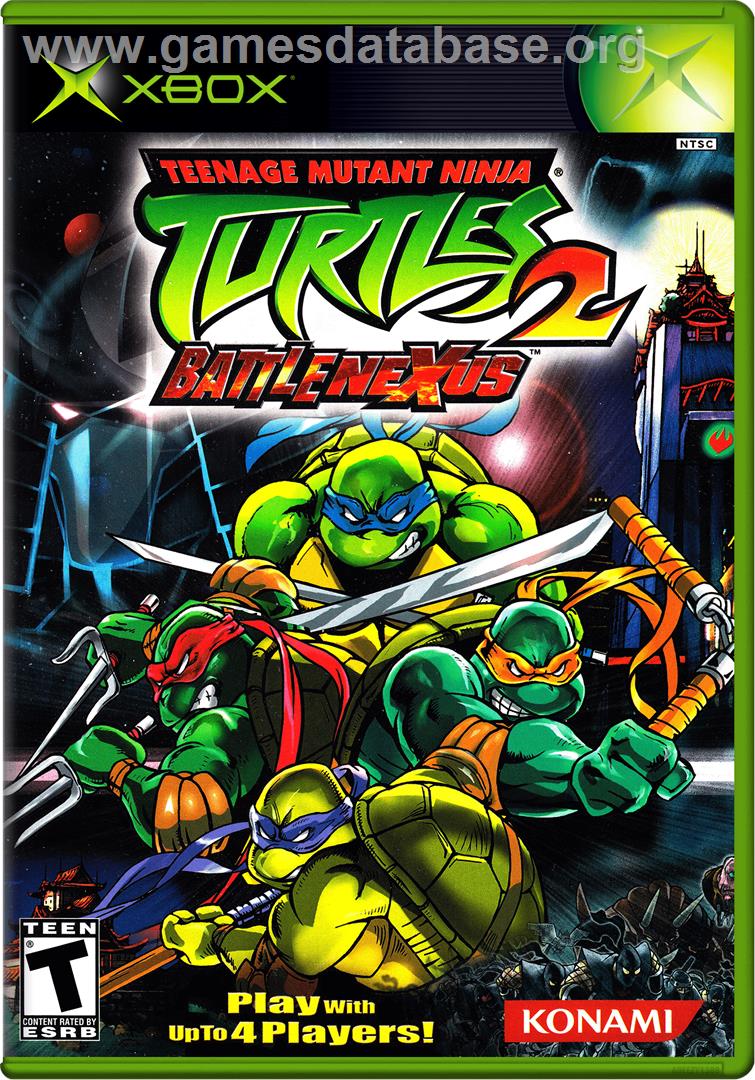 Teenage Mutant Ninja Turtles 2: Battle Nexus - Microsoft Xbox - Artwork - Box