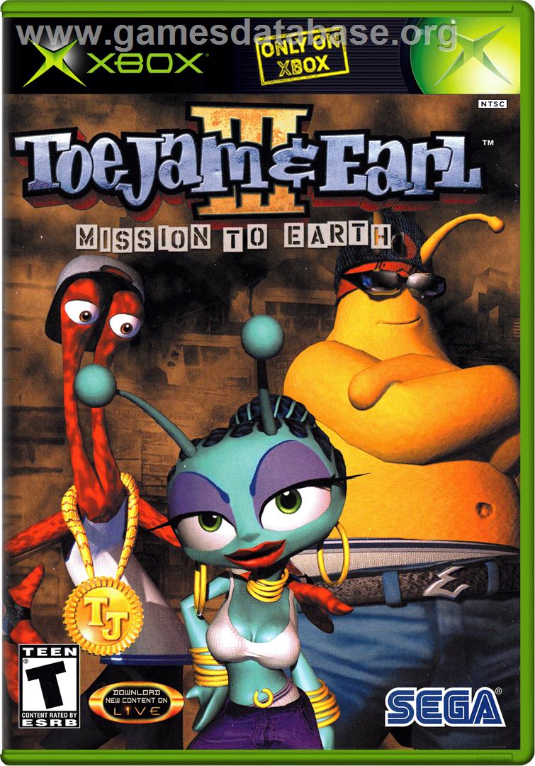ToeJam & Earl III: Mission to Earth - Microsoft Xbox - Artwork - Box