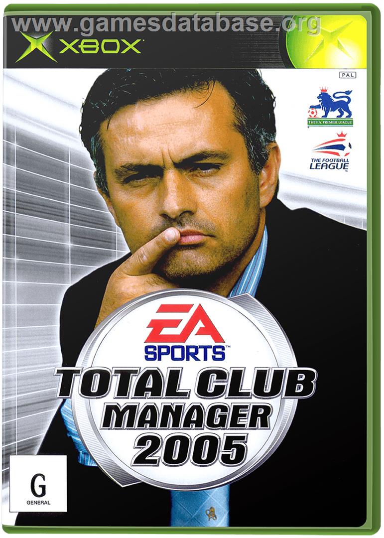 Total Club Manager 2005 - Microsoft Xbox - Artwork - Box