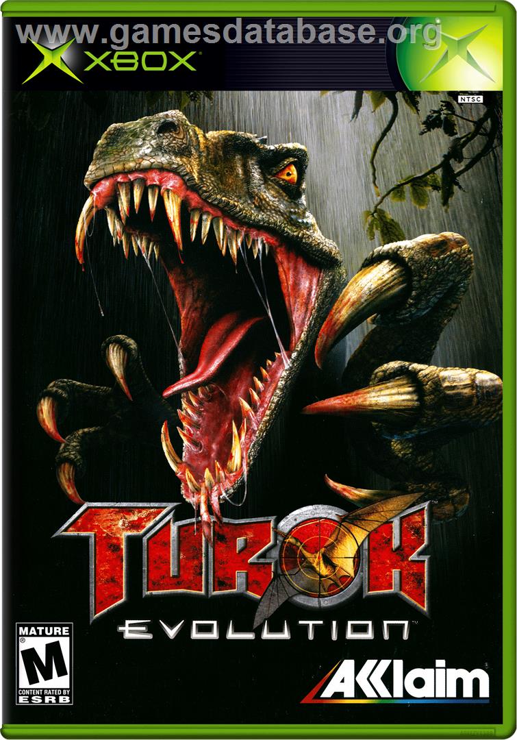 Turok: Evolution - Microsoft Xbox - Artwork - Box