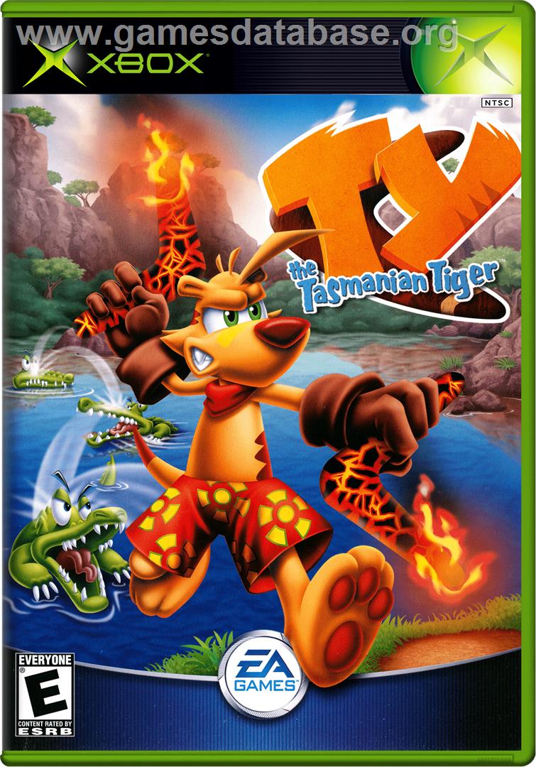 Ty the Tasmanian Tiger - Microsoft Xbox - Artwork - Box