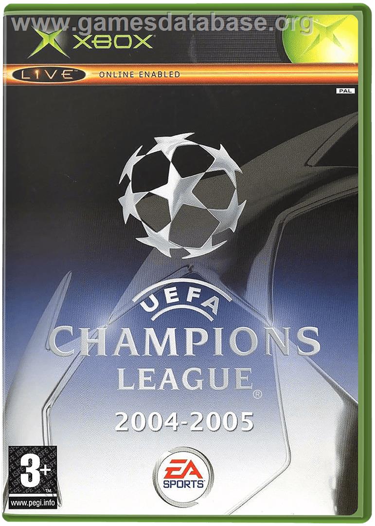 UEFA Champions League 2004-2005 - Microsoft Xbox - Artwork - Box